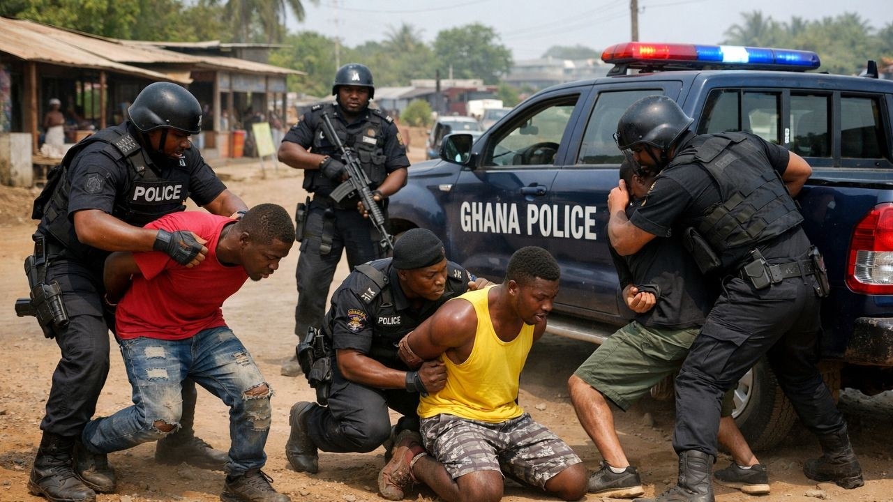 3 Ghanaians ARRESTED for KILLING a liberian in Sakumono