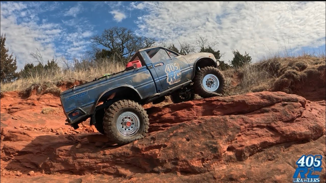 New SHINY RC4WD wheels looking great on the sandstone #rccrawlers 