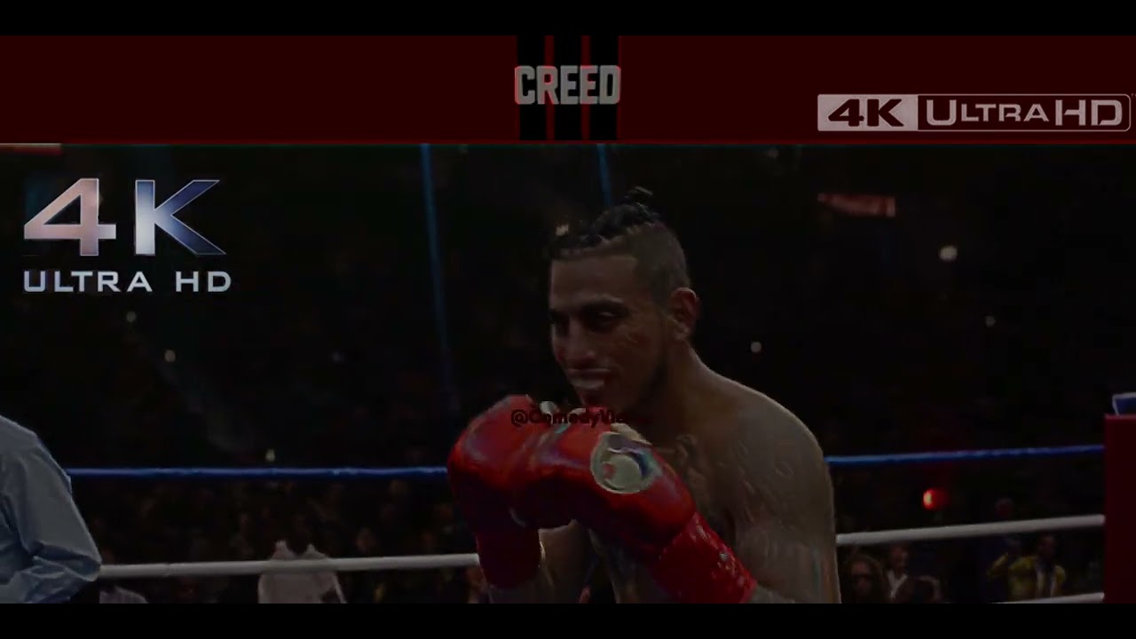 CREED III [4K] Damian VS Felix Chavez Scene