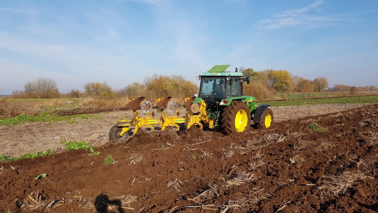 Wiosenne doorywanie JD2850 z pługiem rumptstad varimax - Z życia Mikiego #20