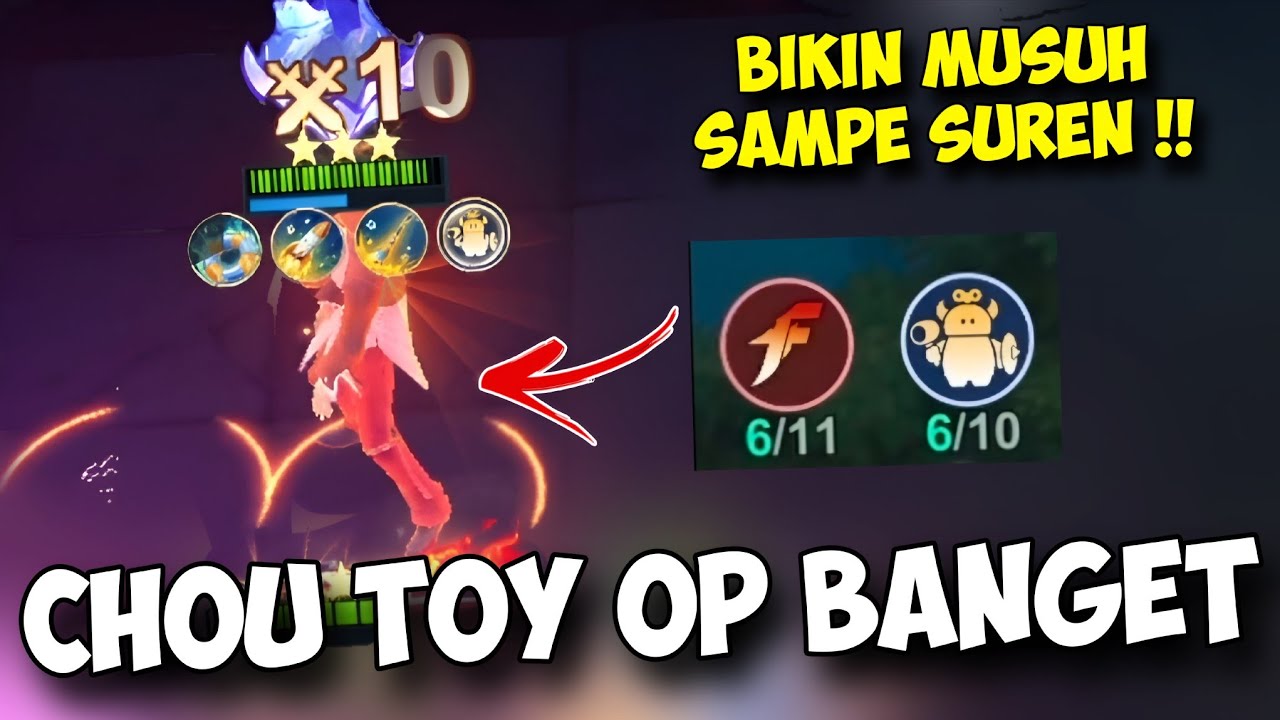 CHOU + TOY MISCHIEF OP di Magic Chess Gogo | Musuh Auto Surrender !! Cara Pake Commander Dyrroth MC