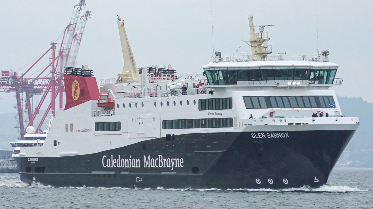 MV Glen Sannox conducts sea trials