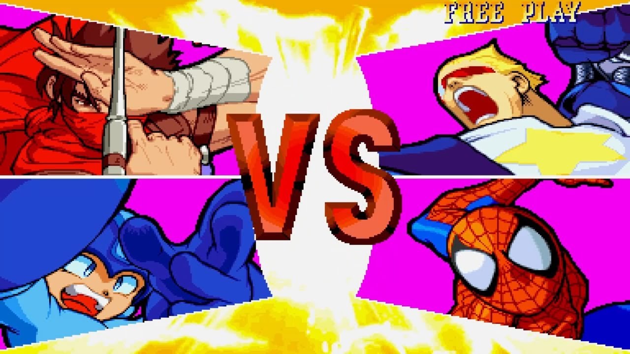(PS4) Marvel vs Capcom Strider Hiryu and MegaMan arcade mode
