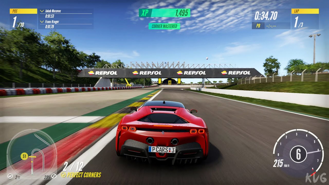 Project CARS 3 - Ferrari SF90 Stradale 2020 - Gameplay (PS5 UHD) [4K60FPS]