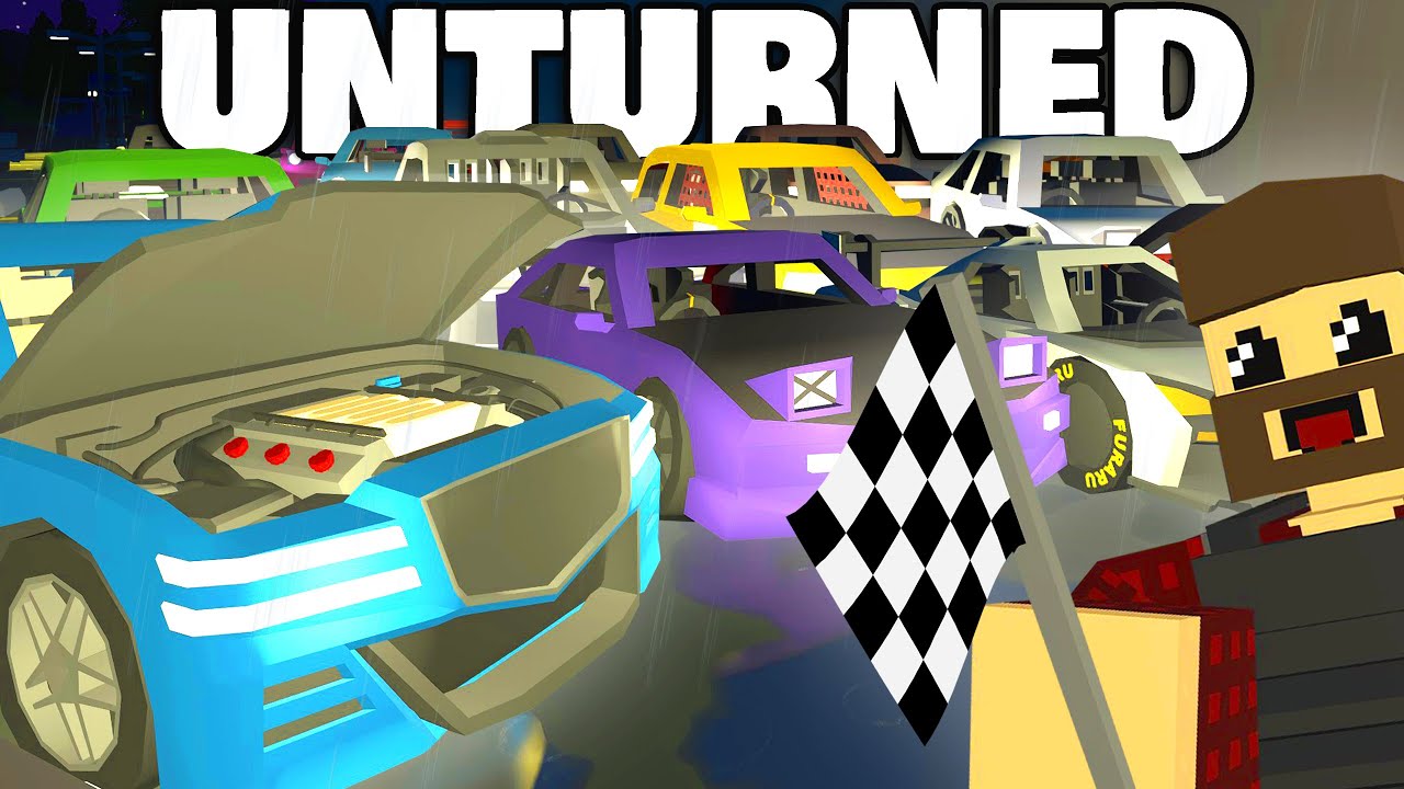 HUGE STREET RACER GANG! (Unturned Life RP #32)