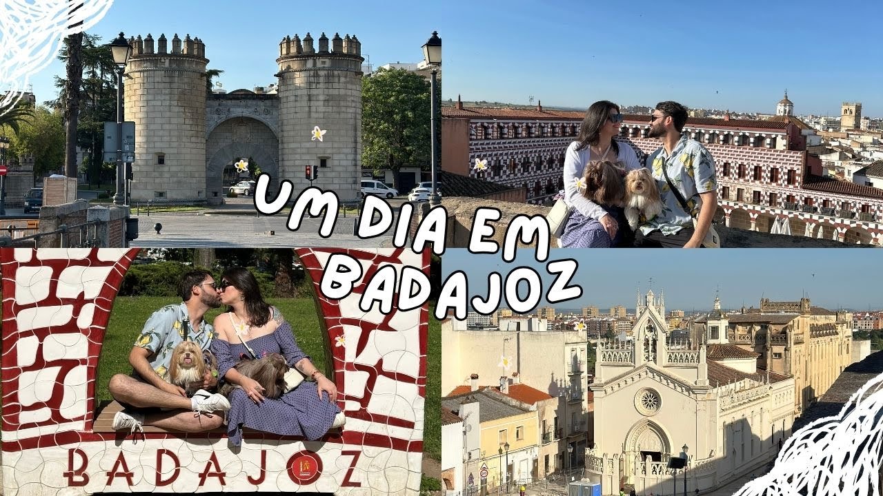 VLOG - VENHA PASSAR UM DIA COM A GENTE EM BADAJOZ - ESPANHA