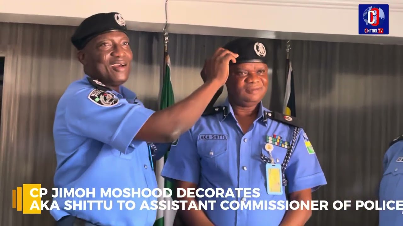 Promotion | Aka Shitu Decorated With ACP Rank By CP Lagos Jimoh Moshood 