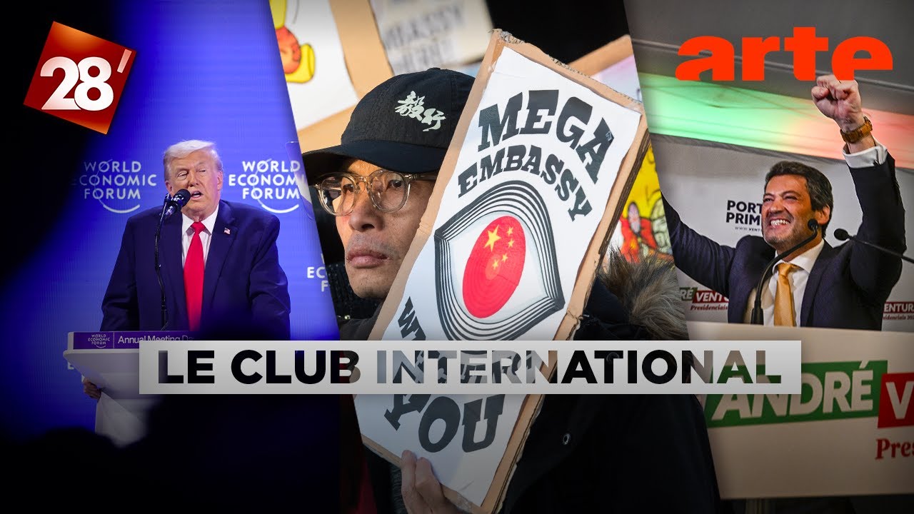 Masculinisme, élection au Portugal, ambassade chinoise… : Le Club international | 28 minutes | ARTE