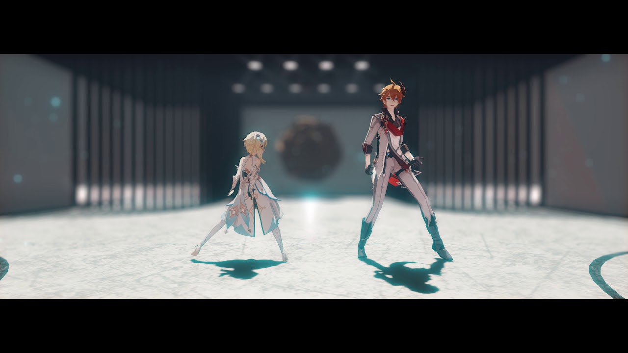 【Genshin Impact x MMD】 World's End Dance Hall - Lumine x Tartaglia