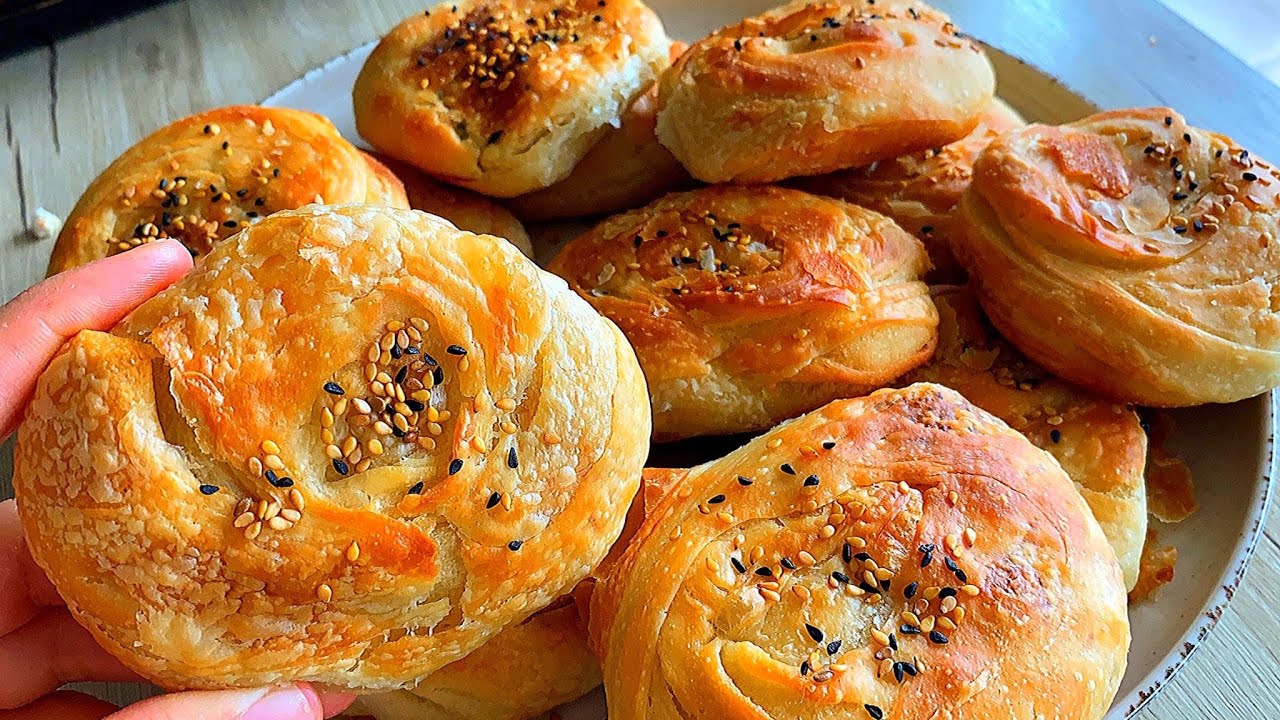 O Kadar KOLAY Kİ Neden Daha Önce Yapmadım❗️Bu börek Tel Tel Ayrılıyor💯#asmr #pratikyemektarifleri