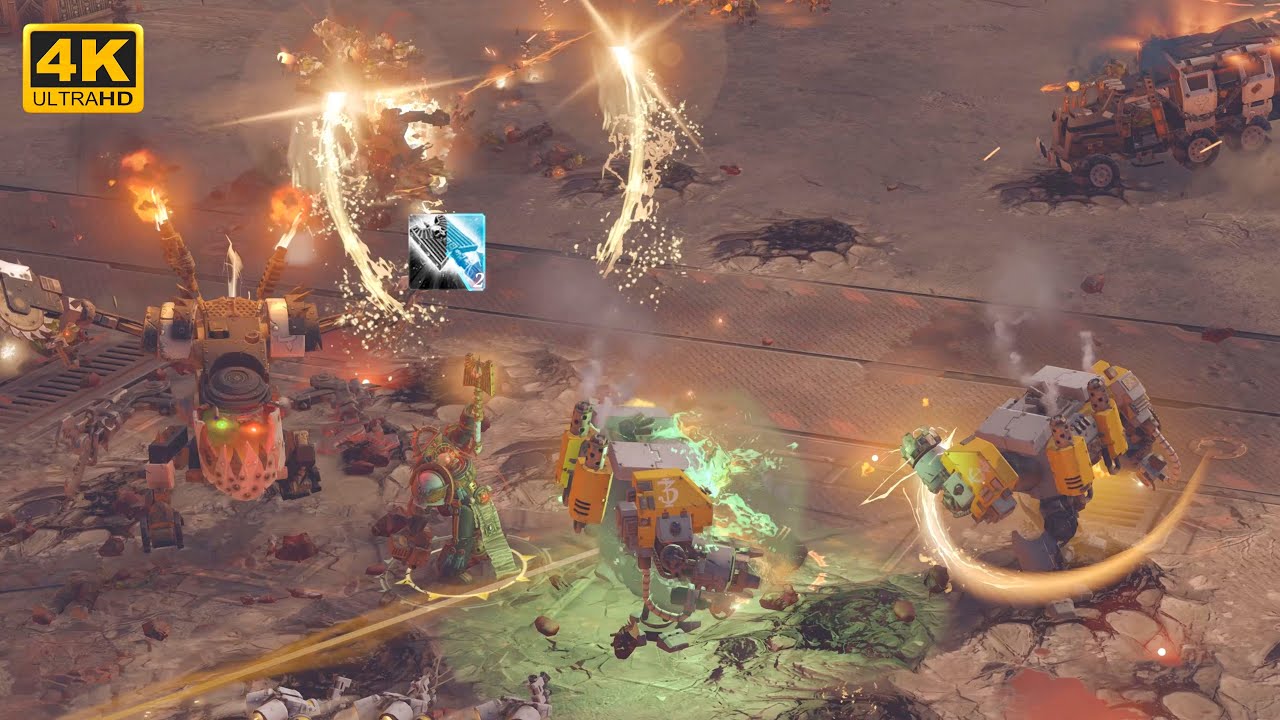 MASSIVE AND SPECTACULAR! Space Marines vs Orks - Direct Strike Mod - Cinematic Video - Dawn Of War 3