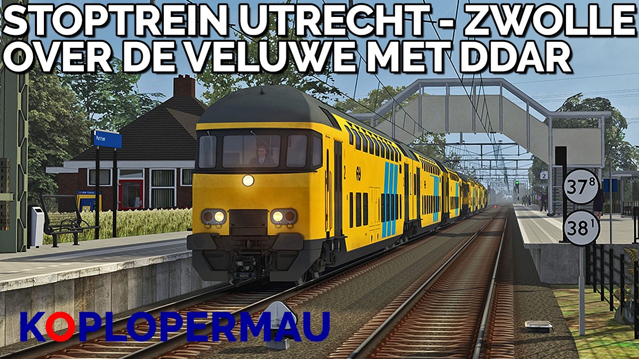 ChrisTrains NS DDAR van Utrecht naar Zwolle als Sprinter in Train Simulator 2025!