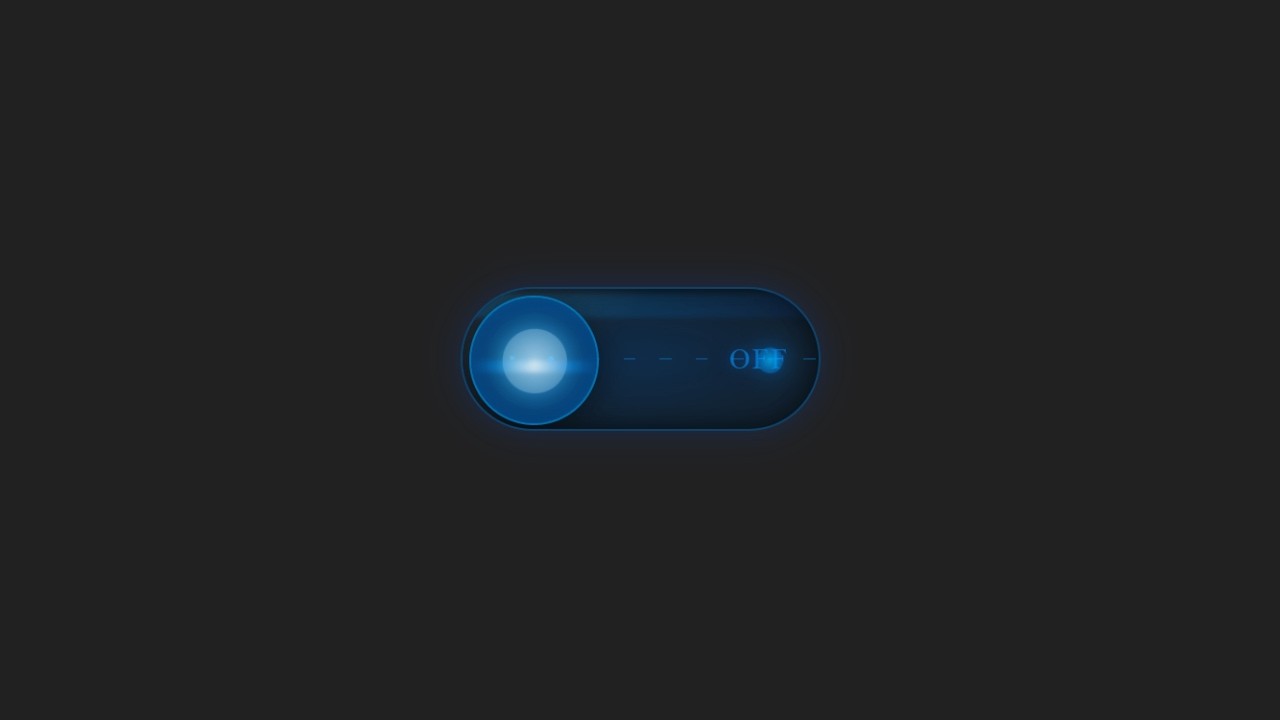 How to Create Futuristic Holographic Toggle Switch UI Design | HTML CSS Only