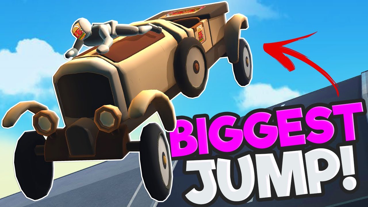 Breaking ALL My Ragdoll Bones on the BIGGEST Car Jump! (Turbo Dismount)