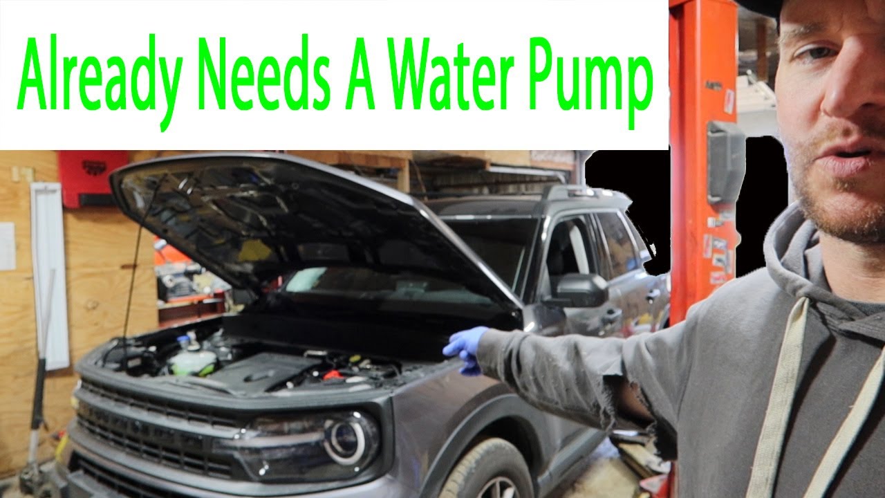 2021 Bronco Sport Water Pump Replacement and TSB for brake noise