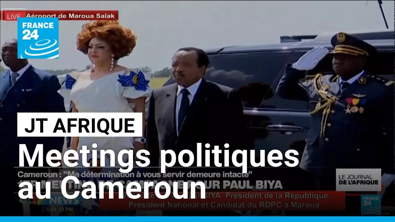 J-5 avant la présidentielle au Cameroun, premier meeting pour Paul Biya • FRANCE 24