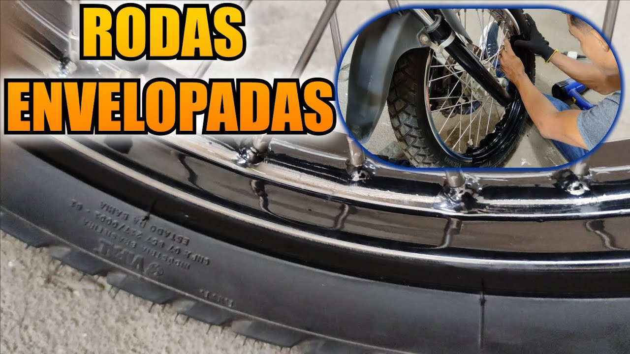 COMO ENVELOPAR TOTAL JANTES DE MOTO PASSO A PASSO