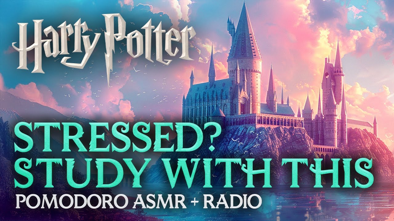 Magic Happens When We Focus ✏️⏱️ Harry Potter Pomodoro, Stress Free Hogwarts ASMR Study Session