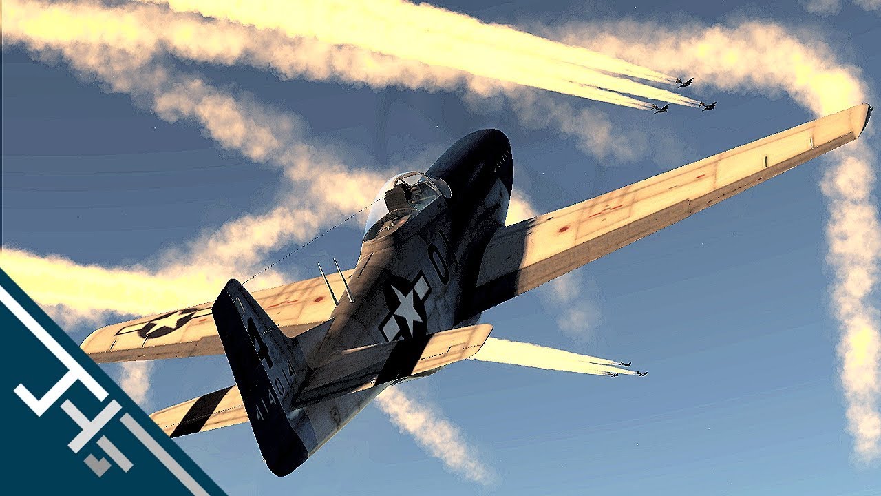 DCS: P-51D - Escorting bomber formation over Caucasus map