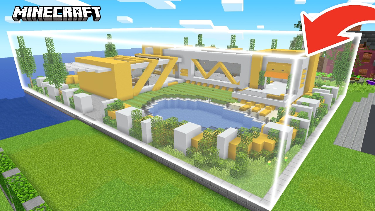 ENTES HAUS IST IM GLASWÜRFEL GEFANGEN in Minecraft RP!