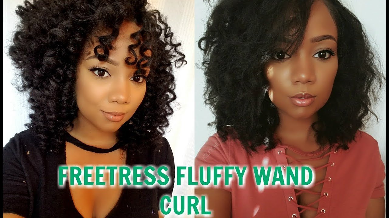💗WATCH ME TRANSFORM THIS CROCHET HAIR~~ FREETRESS FLUFFY WAND CURL~~ SAMSBEAUTY