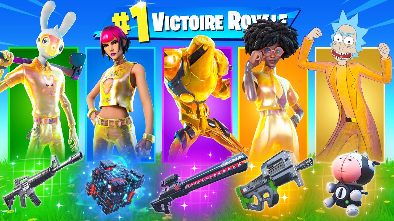 BOSS en OR ALÉATOIRE CHALLENGE ! Défi FORTNITE Battle Royale