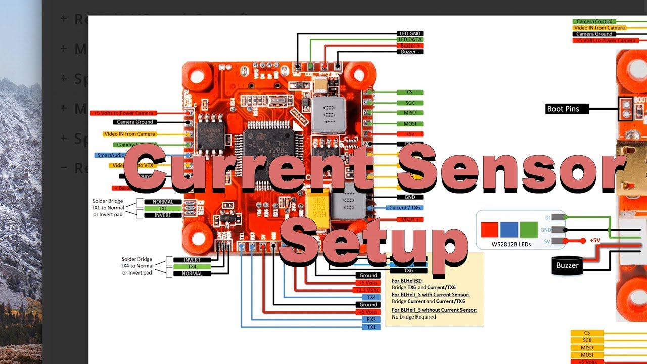 Current Sensor Setup in FlightOne