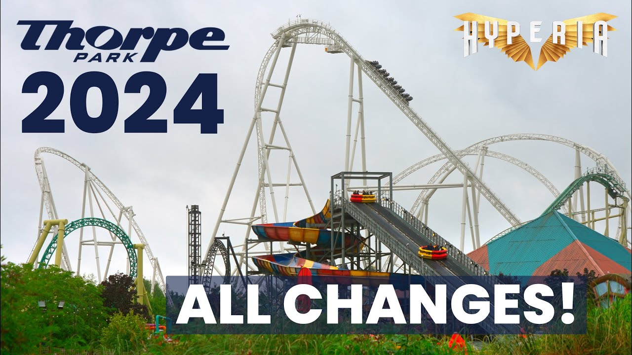 Everything New at Thorpe Park in 2024! Hyperia, Changes to Swarm, Stealth's New World Record, & More