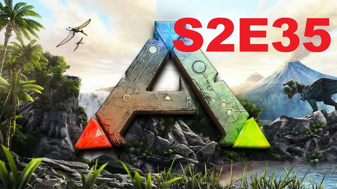 Amo Plays Ark: Survival Evolved - S2E35 - Adobe Base And Chainsaws (Gameplay)