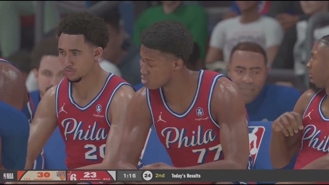 NBA 2K26 Philadelphia 76ers vs New York Knicks 2025-26 season