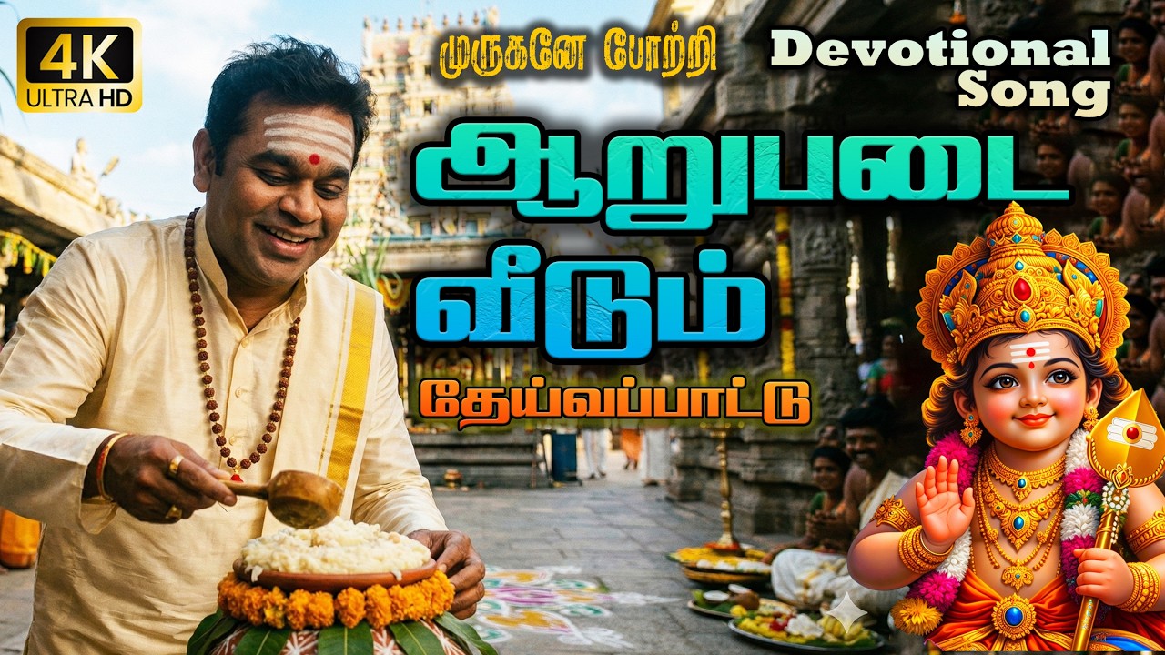 Aaru Padai Veedum | Lord Murugan Song | முருகன் பாடல் | Tamil Anmeegam