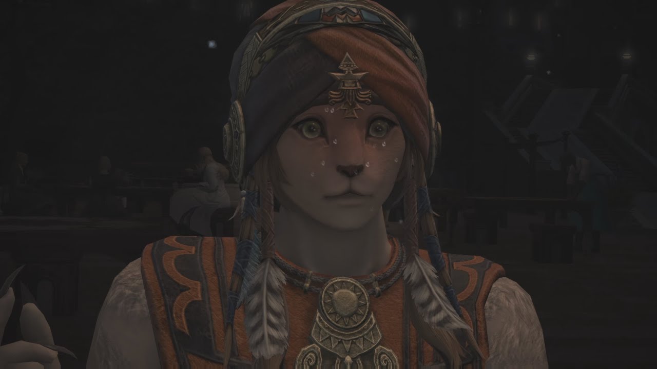 Final Fantasy XIV: Wuk Lamat Eats the Spicy Curry
