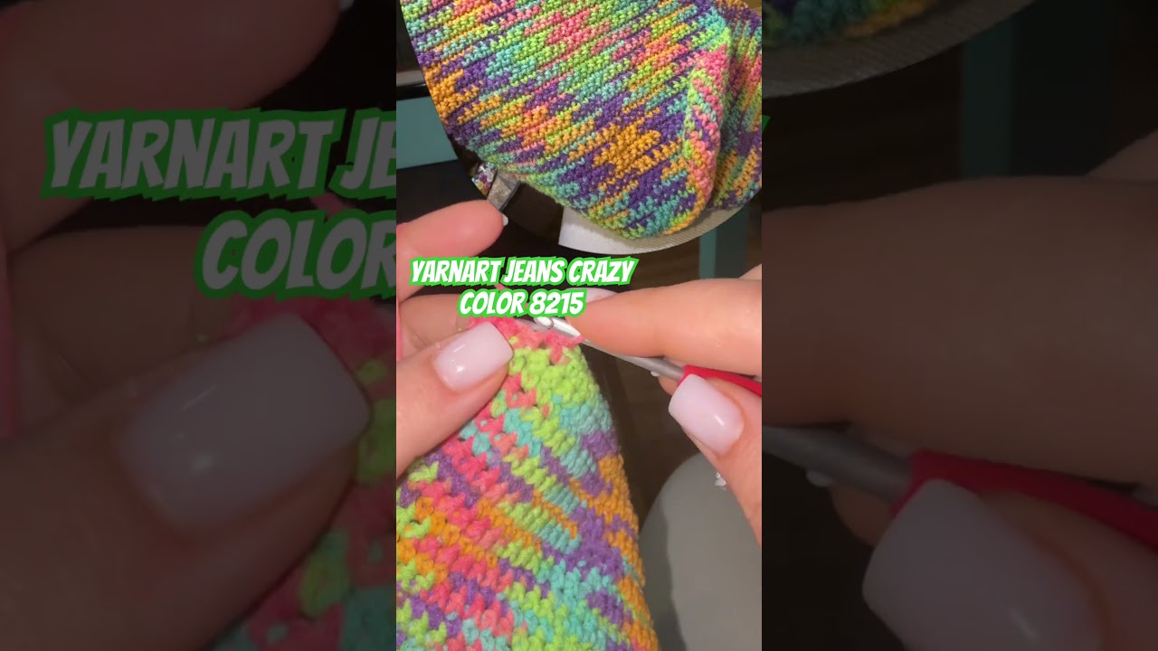 Yarnart jeans crazy 8215 planned pooling #fy #crocheting #diy