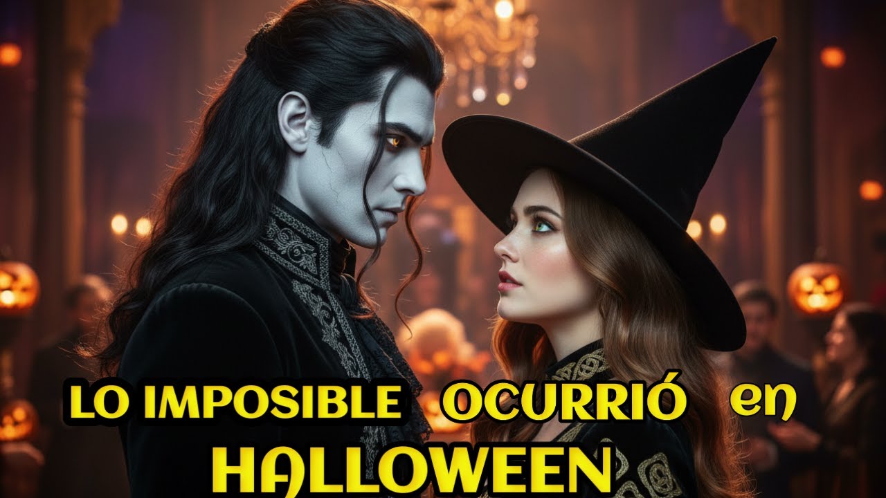 EL VAMPIRO Y LA BRUJA — EN LA NOCHE DE HALLOWEEN ,UN ENCUENTRO ESPERADO DURANTE SIGLOS..