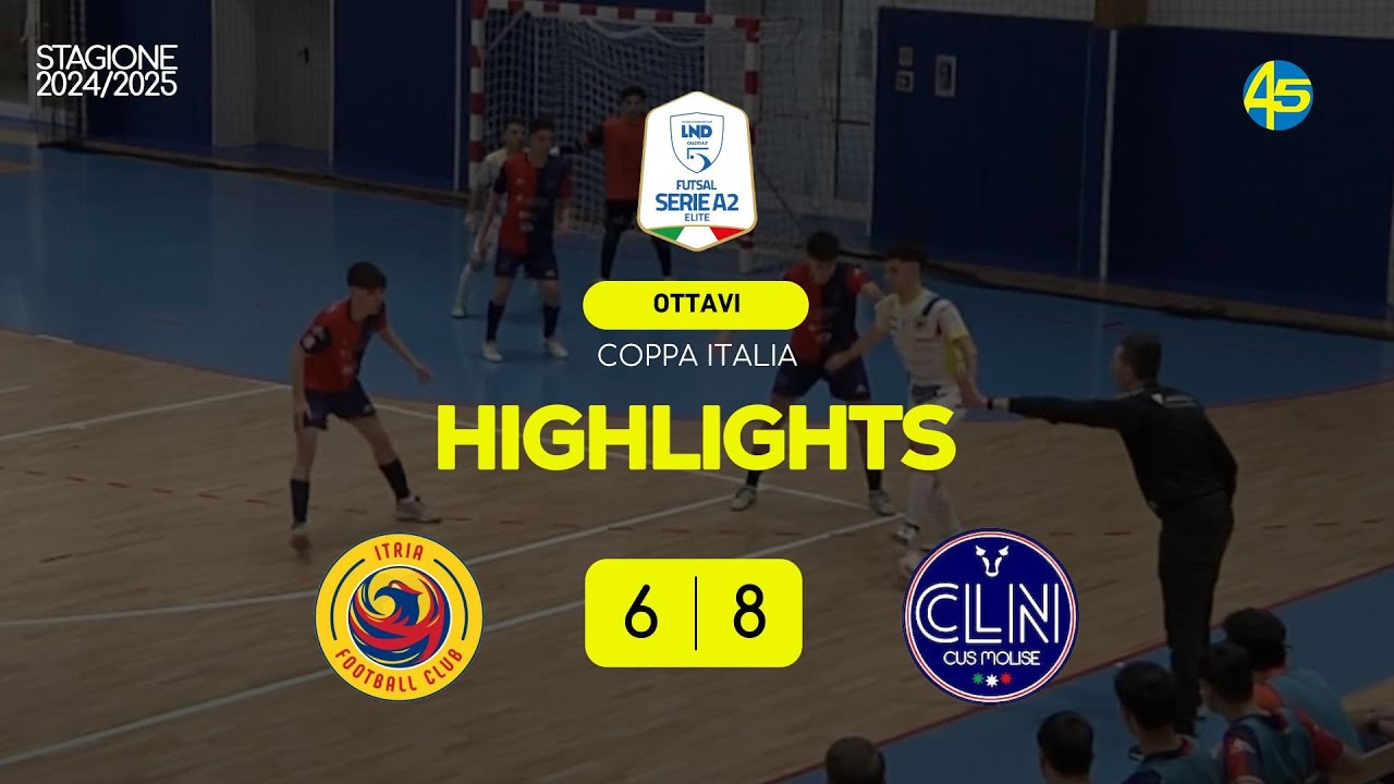 Itria-Cus Molise 6-8 | HIGHLIGHTS | Coppa Serie A2 Élite 2024-25