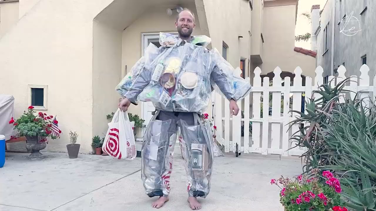 Rob Greenfield Walks LA in a Trash Suit
