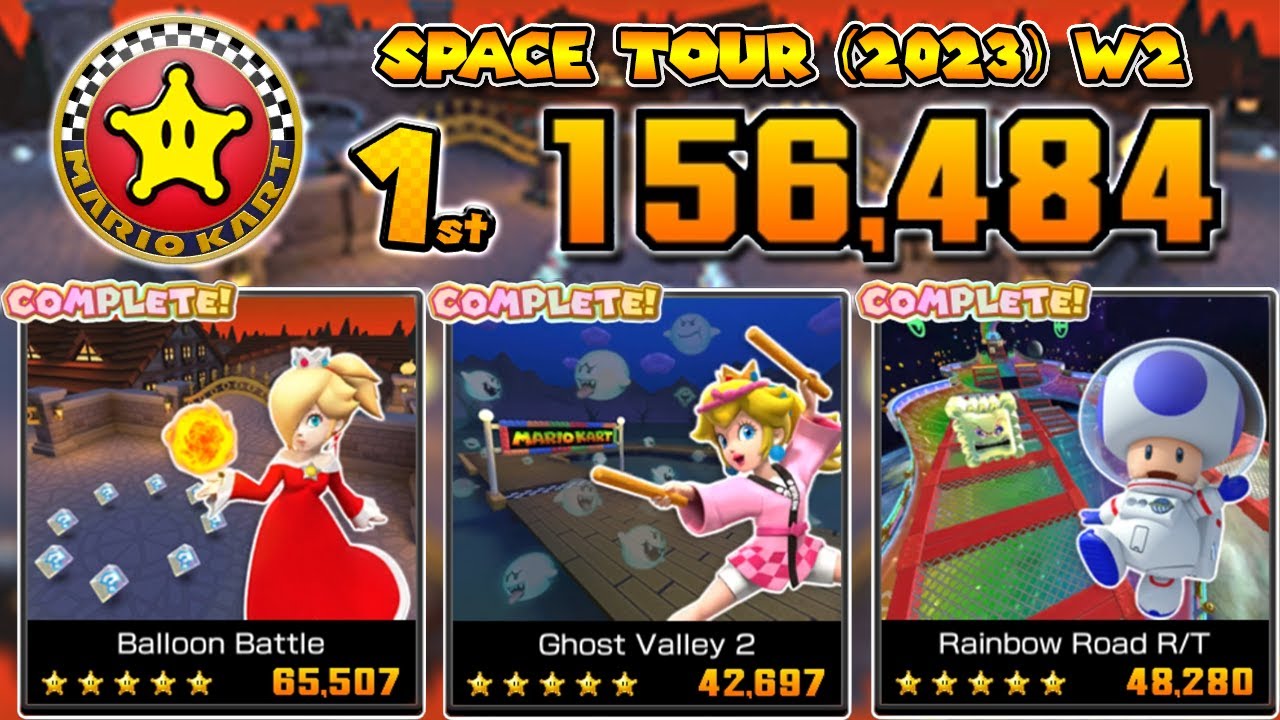 HATE BATTLES! | Space Tour (2023) Week 2 (156K) - #MarioKartTour Ranked Cup Recap | Tier 95 | Lv 306