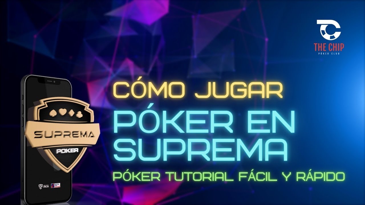Como jugar poker en Suprema poker Tutorial  | Facil y Rapido, primeros pasos