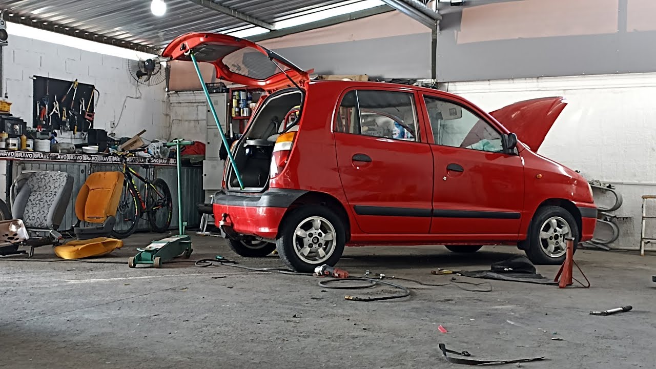 Troca de velas, filtros e Higienização do Hyundai Atos Prime!