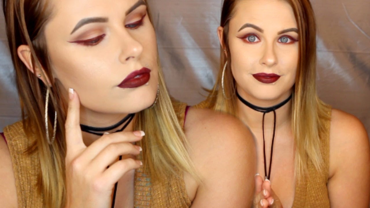 Easy Winged Liner Using Any Liquid Lipstick | Tutorial | 2017