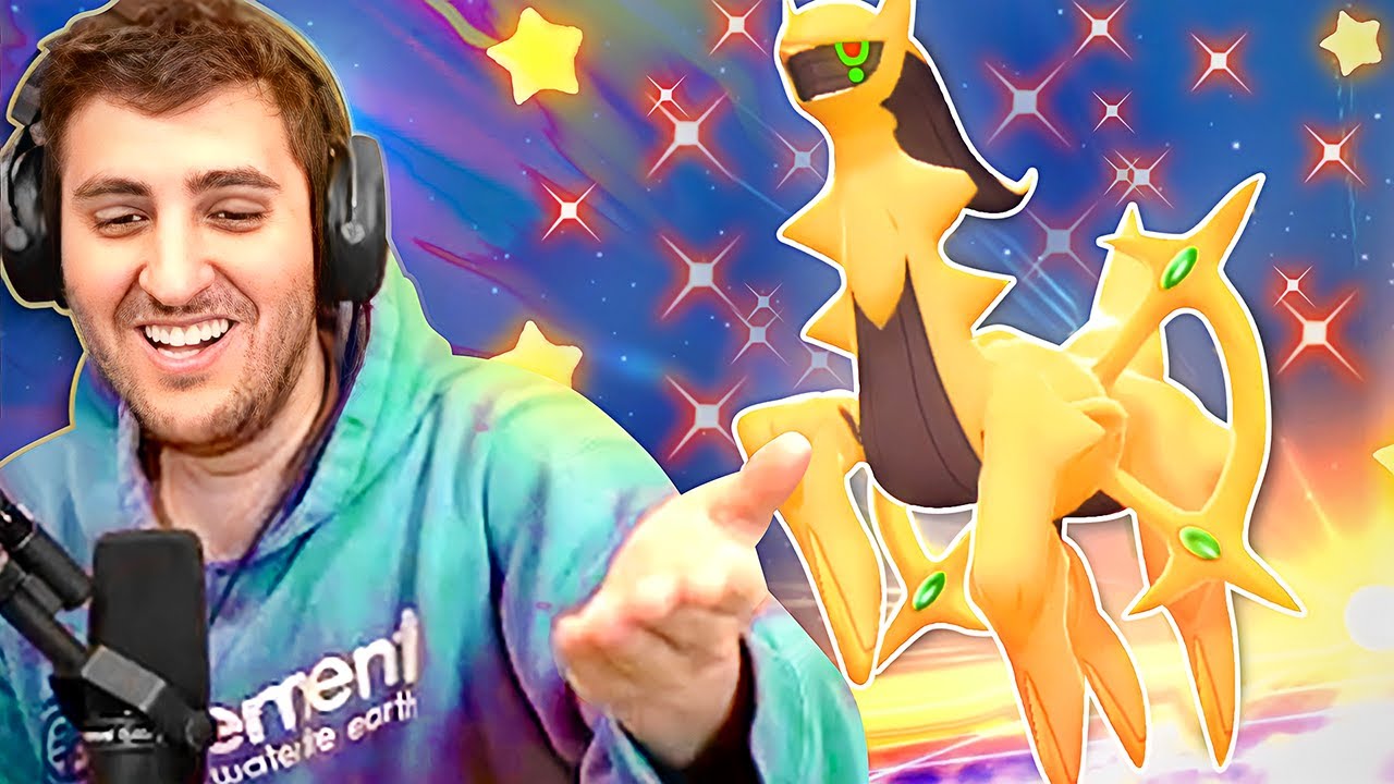 Full Odds Shiny Arceus in ONLY 242 Encounters