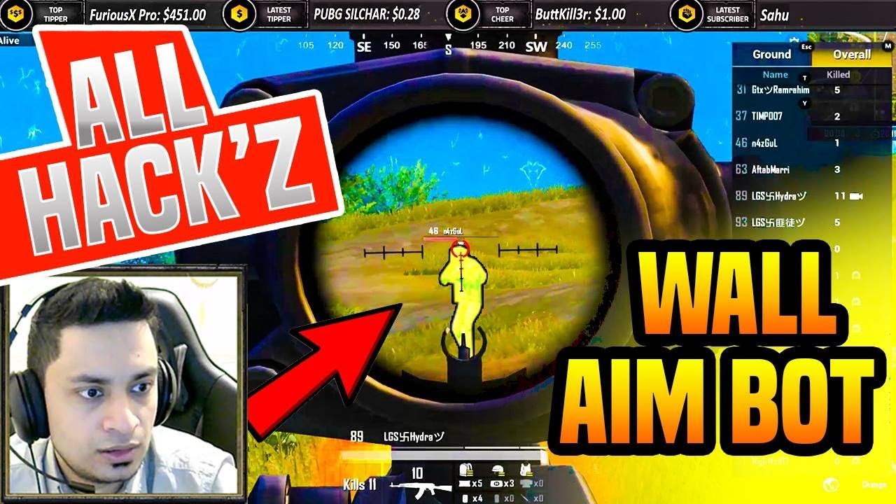HACKERS IN PUBG MOBILE - Aimbot Wallhacker  (LGS/47 CLAN)