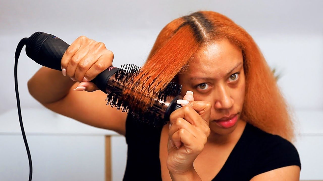 Как сделать укладку феном с щеткой L'Ange Le Volume Brush | Натуральные волосы