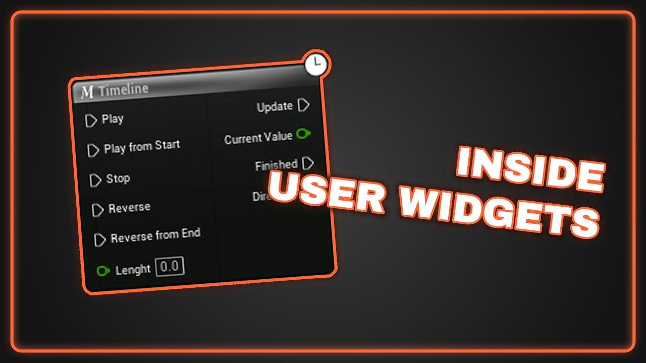 Unreal Engine 5 How to use TIMELINES in User Widgets