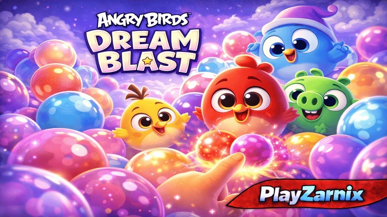Angry Birds Dream Blast Gameplay | Relaxing Puzzle Fun | PlayZarnix