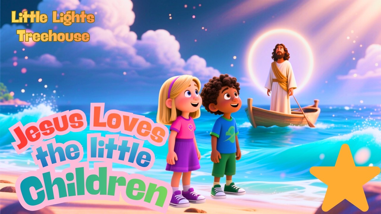 💛Jesus Loves the Little Children | Classic Kids Worship Song | Sunday School  (Sing-Along)