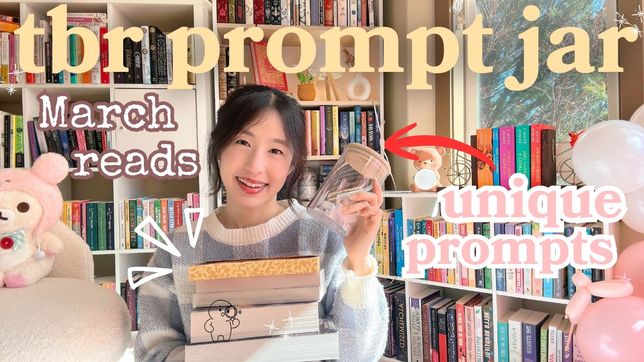 TBR prompt jar picks my March reads 🍀