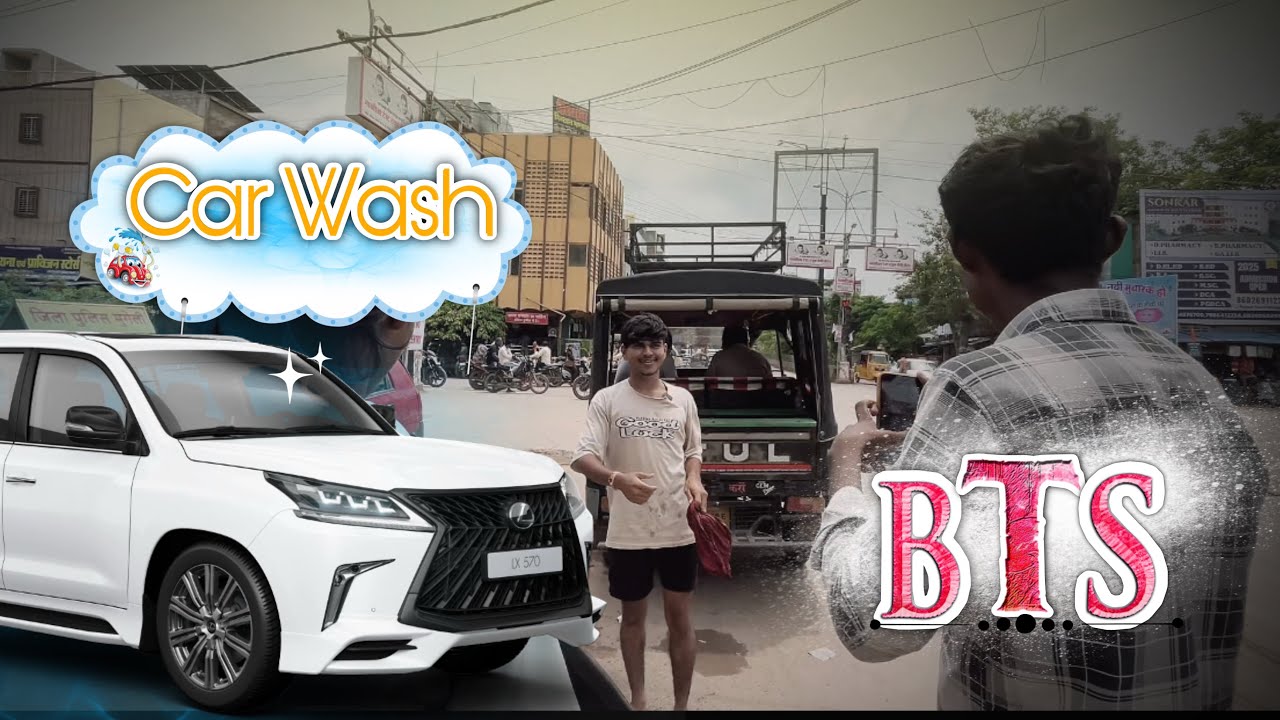 YemanRaja Vlog || BTS || CAR WASH 🎥Shooting || कार वाशिंग || yemanraja शुटिंग ||