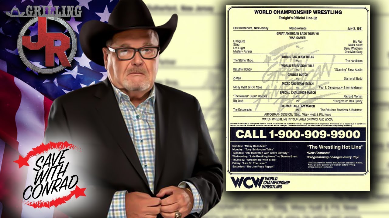Jim Ross shoots on WCW running the meadowlands in 1991