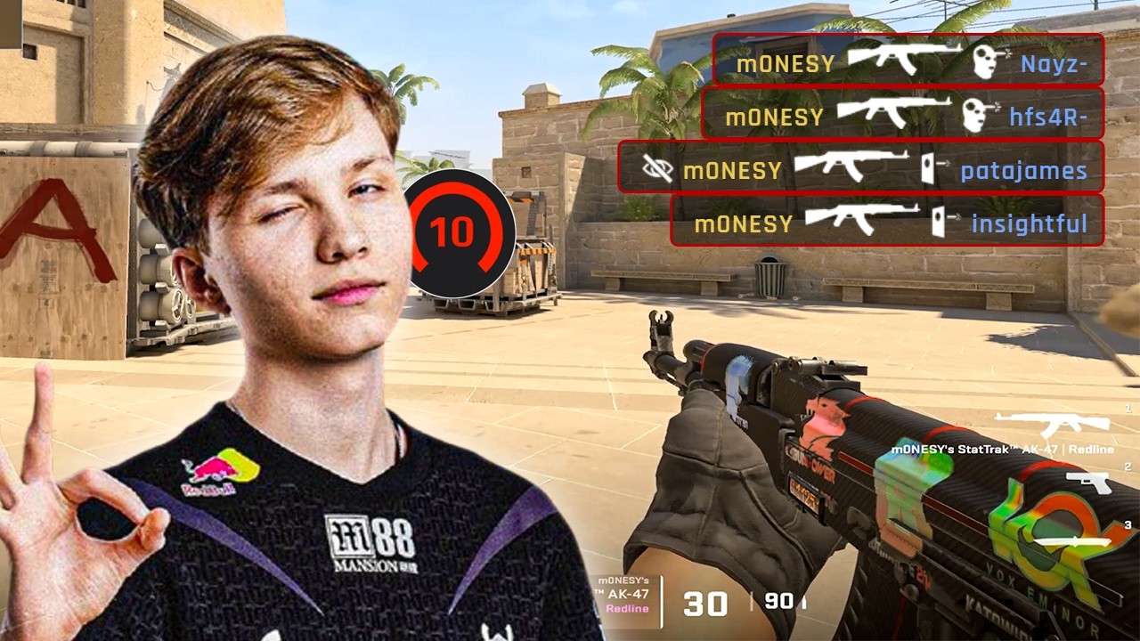 m0NESY 30 Kills in A NON-STOP Faceit Grind | 4600 Elo